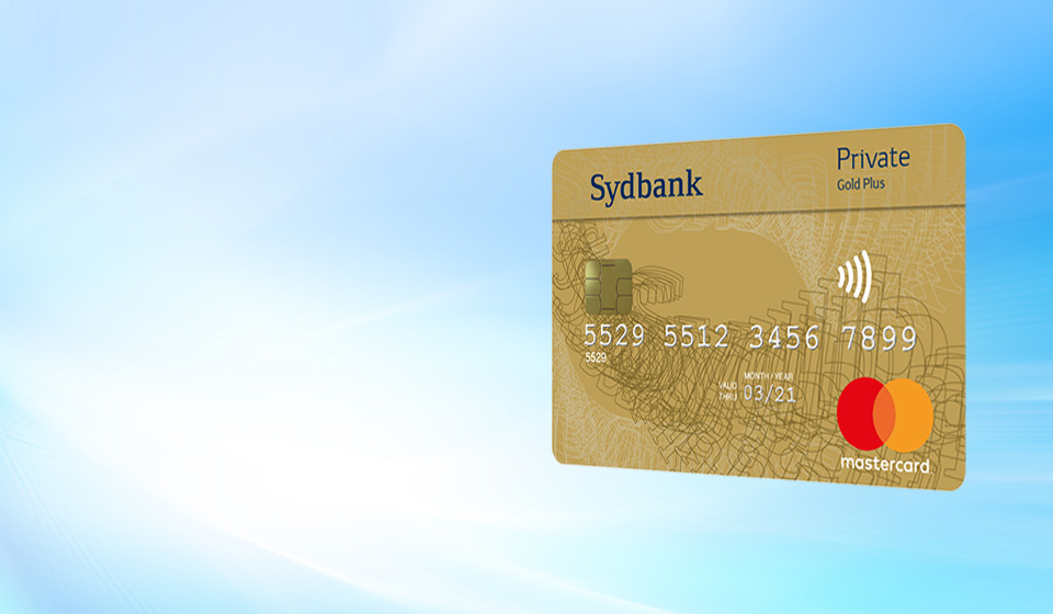 Sydbank Mastercard Private Gold Med Rejseforsikring